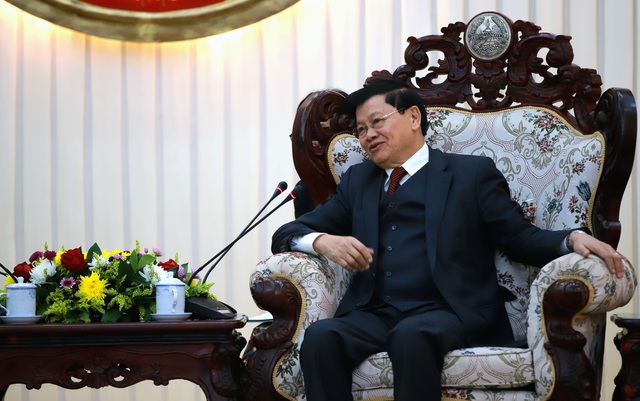 Bộ trưởng Nguyễn Ngọc Thiện chào xã giao Thủ tướng Chính phủ nước CHDCND Lào - Ảnh 3.