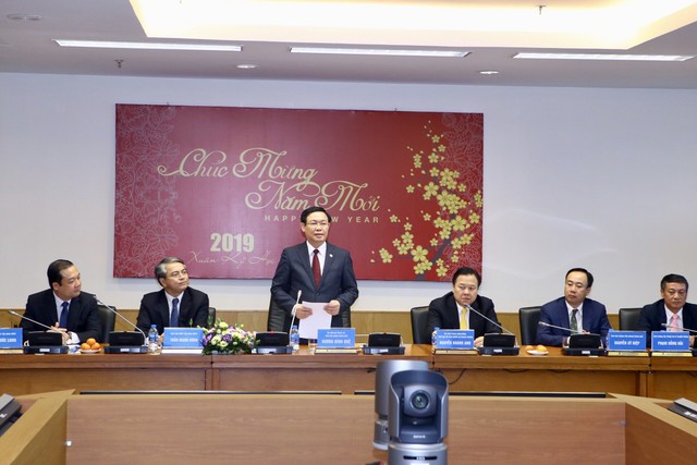 Phó Thủ tướng Vương Đình Huệ thăm, làm việc tại Uỷ ban Quản lý vốn nhà nước  - Ảnh 1.