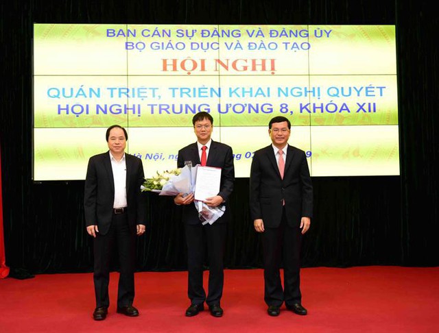 Thứ trưởng Lê Hải An tham gia Ban Thường vụ và giữ chức Bí thư Đảng ủy Bộ Giáo dục và Đào tạo - Ảnh 1.