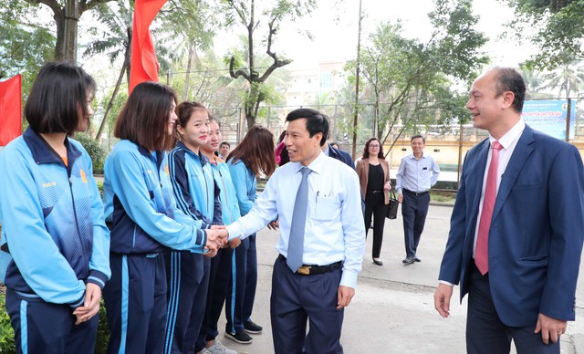 Bộ trưởng Nguyễn Ngọc Thiện yêu cầu Trường Đại học Thể dục, Thể thao Bắc Ninh cần tập trung vào chiều sâu và phát huy những thế mạnh đã có - Ảnh 4.