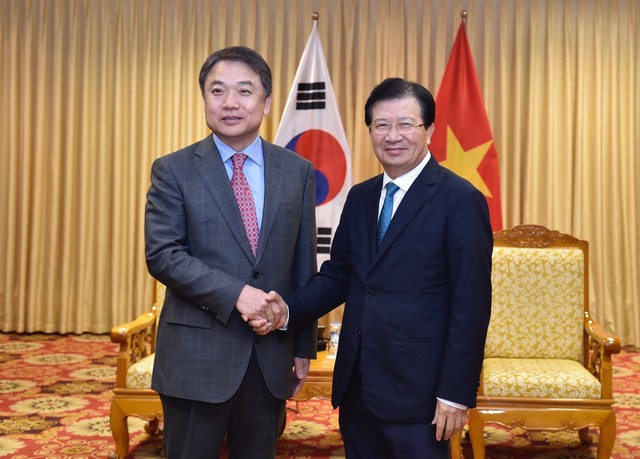 Phó Thủ tướng Trịnh Đình Dũng tiếp Phó Chủ tịch Tập đoàn Hyundai - Ảnh 1.
