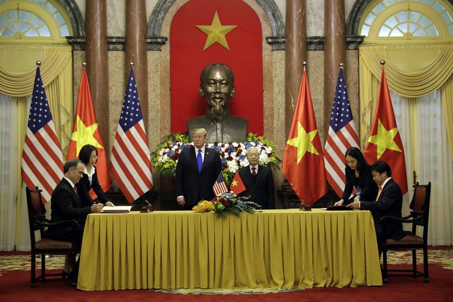 Truyền thông quốc tế cập nhật liên tục về hoạt động của Tổng thống Trump tại Việt Nam - Ảnh 4.