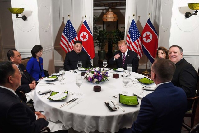 Truyền thông Triều Tiên ca ngợi buổi gặp mặt mang tính lịch sử của hai nhà lãnh đạo Mỹ, Triều tại KS Metropole - Ảnh 1.