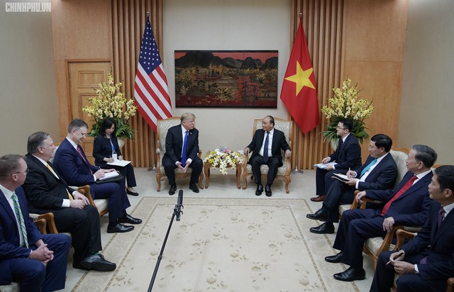 Những hình ảnh Thủ tướng Nguyễn Xuân Phúc hội kiến Tổng thống Mỹ Donald Trump - Ảnh 8.