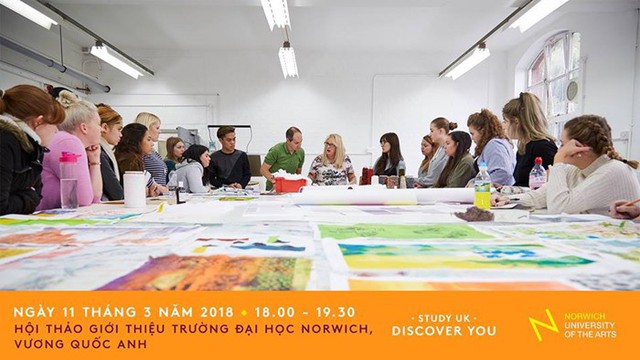 Hội thảo giới thiệu Đại học Nghệ thuật Norwich với học bổng lên đến £3,500 - Ảnh 1.