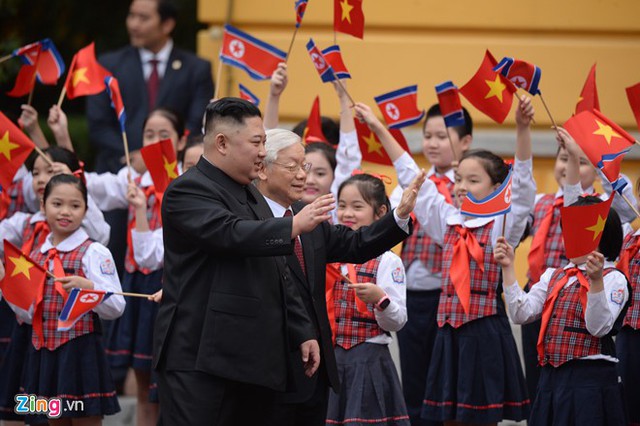 Lễ đón chính thức Chủ tịch Triều Tiên Kim Jong-un  - Ảnh 4.