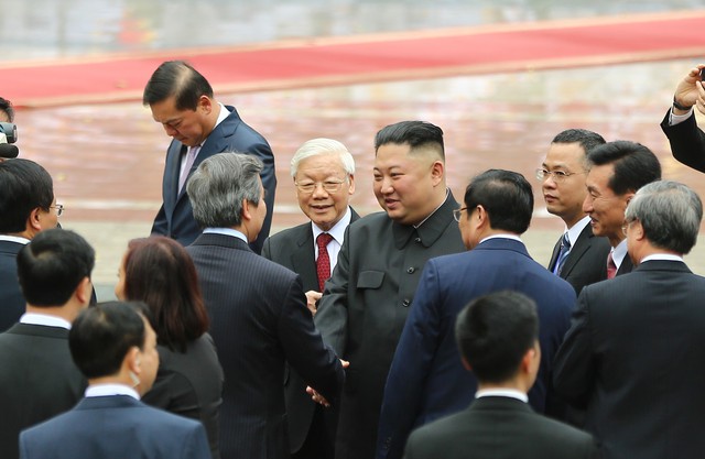 Lễ đón trang trọng Nhà lãnh đạo Triều Tiên Kim Jong-un tại Phủ Chủ tịch - Ảnh 15.