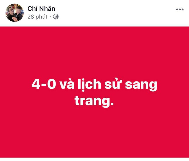Việt Nam thắng Thái tỷ số 4-0, sao Việt phấn khích đứng ngồi không yên - Ảnh 5.