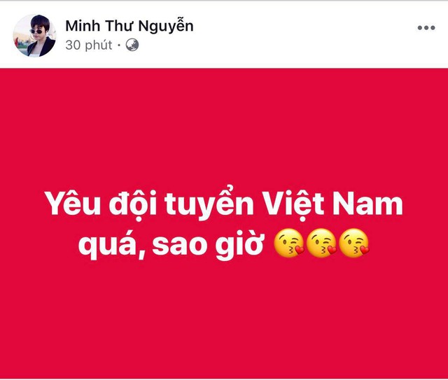 Việt Nam thắng Thái tỷ số 4-0, sao Việt phấn khích đứng ngồi không yên - Ảnh 7.