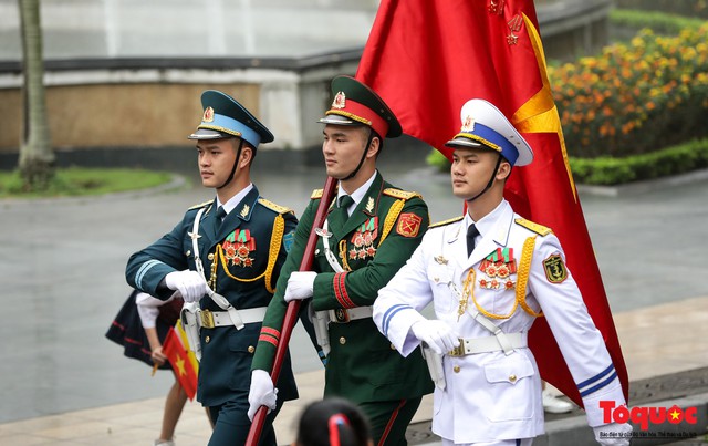 Tổng Bí thư, Chủ tịch nước Nguyễn Phú Trọng chủ trì Lễ đón chính thức Quốc vương Brunei thăm cấp Nhà nước tới Việt Nam - Ảnh 3.