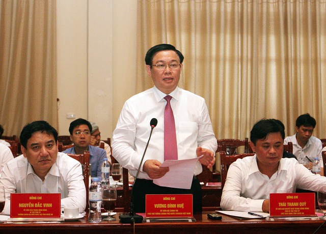 Phó Thủ tướng Vương Đình Huệ:  Đưa Nghi Lộc trở thành vùng trọng điểm phát triển kinh tế của Nghệ An - Ảnh 1.