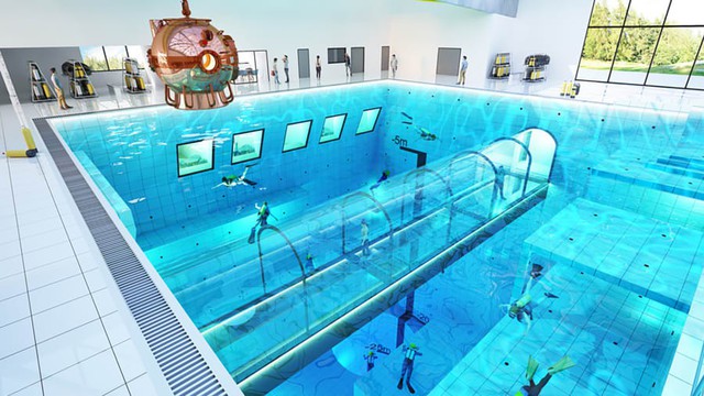 Giới hạn con người nằm ở đâu: Đọ sức bể bơi sâu nhất thế giới - Ảnh 3.