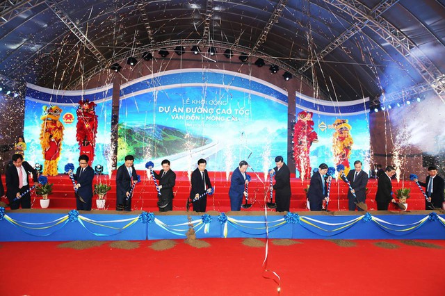 Chính thức khởi công dự án cao tốc Vân Đồn - Móng Cái dài nhất Quảng Ninh - Ảnh 4.