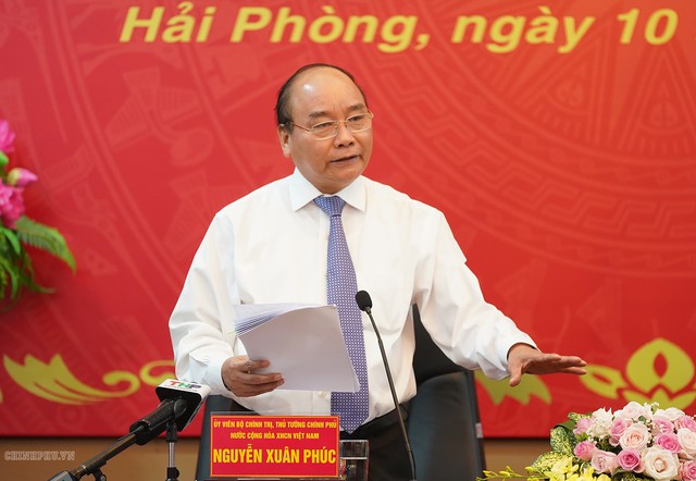 Thủ tướng Nguyễn Xuân Phúc: Hải Phòng phải là một trong những thành phố đi đầu về kinh tế số ở Việt Nam - Ảnh 1.