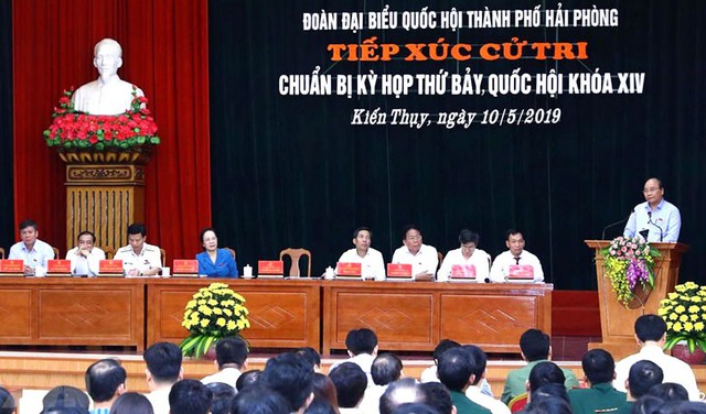 Hình ảnh Thủ tướng Nguyễn Xuân Phúc tiếp xúc cử tri TP. Hải Phòng - Ảnh 4.