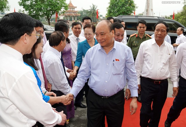 Hình ảnh Thủ tướng Nguyễn Xuân Phúc tiếp xúc cử tri TP. Hải Phòng - Ảnh 1.
