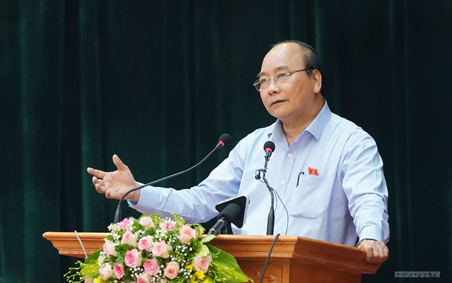 Hình ảnh Thủ tướng Nguyễn Xuân Phúc tiếp xúc cử tri TP. Hải Phòng - Ảnh 5.