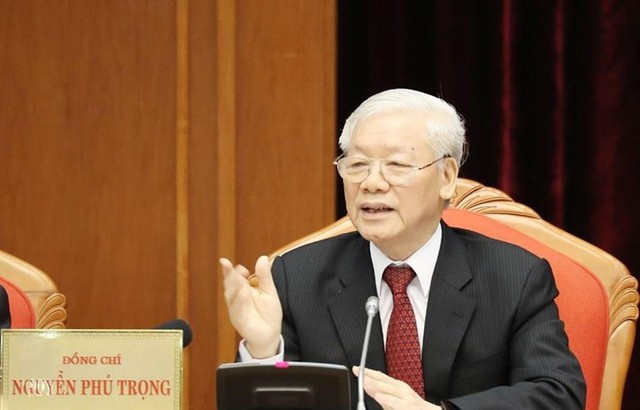 Tổng Bí thư, Chủ tịch nước Nguyễn Phú Trọng khai mạc Hội nghị Trung ương 10 - Ảnh 1.