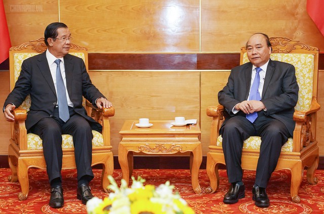 Thủ tướng Nguyễn Xuân Phúc tiếp lãnh đạo Campuchia và Lào sang dự Quốc tang nguyên Chủ tịch nước Lê Đức Anh - Ảnh 1.