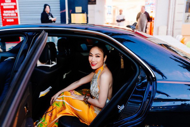 Hoa hậu Tuyết Nga tại Cannes: Tự hào khi khoác lên mình bộ trang phục mà nhìn vào có thể biết tôi là người Việt Nam - Ảnh 1.