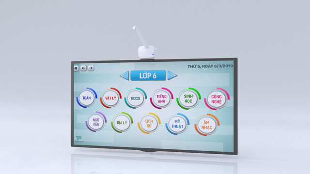 Cây đũa thần biến màn hình tivi thường thành màn hình cảm ứng hỗ trợ giáo dục - Ảnh 2.