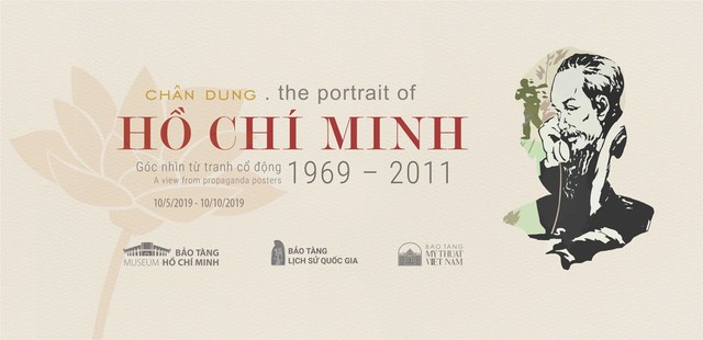 Trưng bày 60 tác phẩm chuyên đề Chân dung Hồ Chí Minh - Góc nhìn từ tranh cổ động - Ảnh 1.