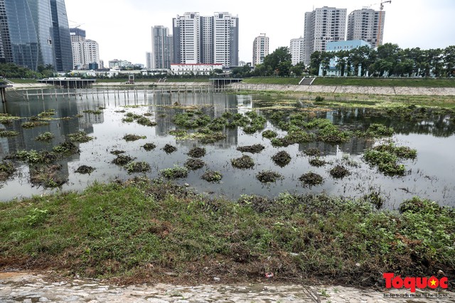 Hà Nội tăng cường công nhân dọn dẹp công viên 300 tỷ  đang bị ô nhiễm nặng - Ảnh 3.