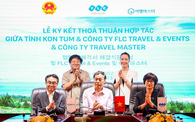 Biên bản ghi nhớ 3 bên giữa FLC Travel & Events,   Travel Master (Hàn Quốc) và tỉnh Kon Tum - Ảnh 1.