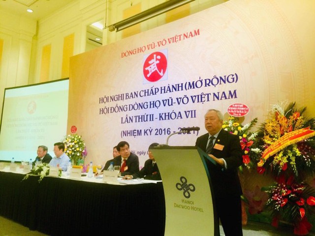 Hội đồng dòng họ Vũ Võ Việt Nam bầu Chủ tịch  mới - Ảnh 1.