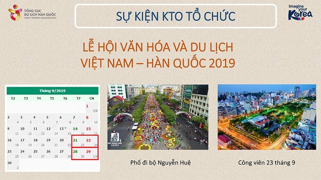 Lễ hội Văn hóa và Du lịch Việt Nam – Hàn Quốc 2019 sắp diễn ra tại TPHCM - Ảnh 1.