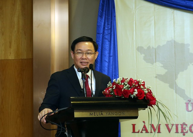 Phó Thủ tướng Vương Đình Huệ động viên các doanh nghiệp Việt Nam ở Myanmar   - Ảnh 1.