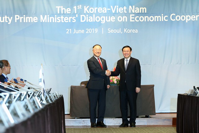 Việt- Hàn: Lần đầu đối thoại kinh tế cấp Phó Thủ tướng đạt nhiều thoả thuận - Ảnh 1.