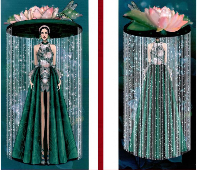 Thật khó tin khi mẫu trang phục Bàn thờ đứng thứ hai bình chọn cho Hoàng Thùy thi Miss Universe - Ảnh 4.