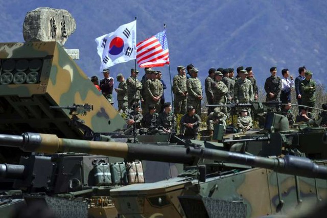 Giữa lạnh nhạt Mỹ-Triều, bất ngờ tuyên bố của Lầu Năm góc về tập trận chung với Hàn Quốc - Ảnh 1.