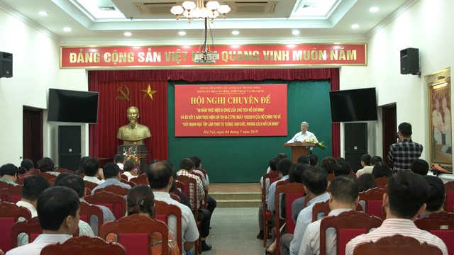 30 tập thể, cá nhân của Bộ VHTTDL đạt thành tích xuất sắc trong học tập và làm theo tư tưởng, đạo đức, phong cách Hồ Chí Minh - Ảnh 1.