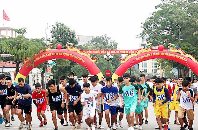 Nam Định lan tỏa phong trào tập luyện thể dục thể thao - Ảnh 1.