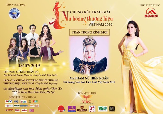 Hà Nội thanh tra việc tổ chức Chung kết và trao giải Nữ hoàng thương hiệu Việt Nam 2019 - Ảnh 1.
