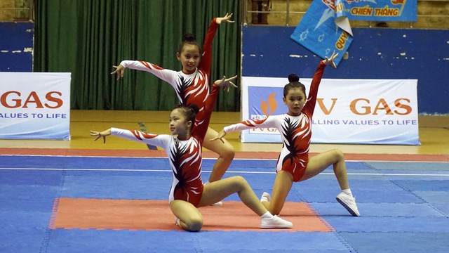 Thành phố Hồ Chí Minh dẫn đầu tại giải Vô địch Trẻ quốc gia Thể dục Aerobic năm 2019 - Ảnh 1.