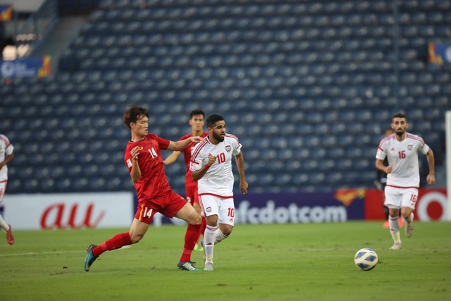 U23 Việt Nam - U23 UAE: Hiệp 1 kết thúc, nhiều cơ hội bị bỏ lỡ - Ảnh 3.