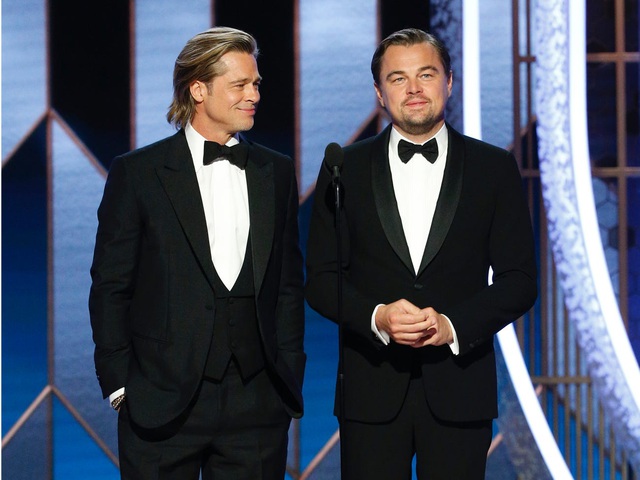 Dân mạng nổi sóng vì biệt danh lộ &quot;gian tình&quot; giữa Brad Pitt và Leonardo DiCaprio ngay tại Quả cầu Vàng 2020 - Ảnh 1.