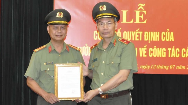 Thiếu tướng Đỗ Văn Hoành được bổ nhiệm làm Chánh Văn phòng Cơ quan Cảnh sát Điều tra Bộ Công an thay Trung tướng Trần Văn Vệ - Ảnh 1.