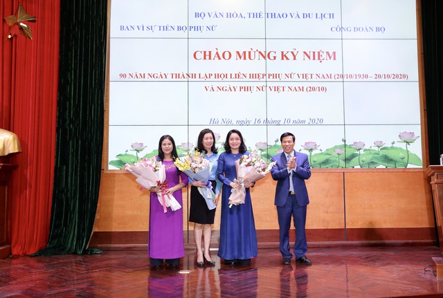 Bộ trưởng Nguyễn Ngọc Thiện: Cán bộ, công chức, viên chức, người lao động nữ đã có đóng góp lớn vào thành tích chung của Bộ VHTTDL - Ảnh 2.