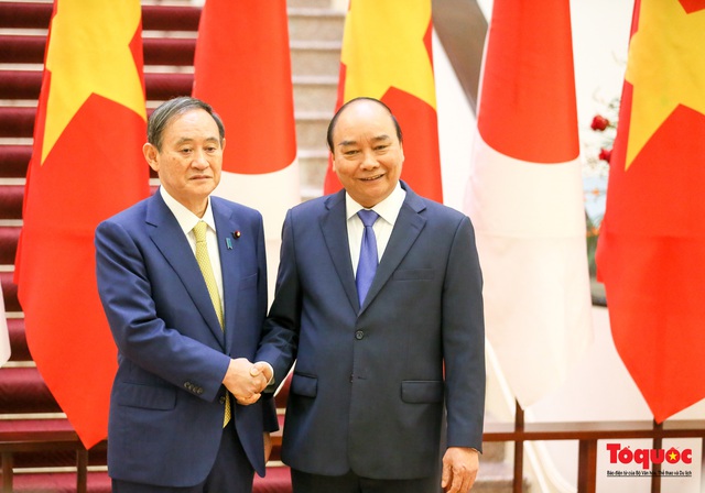 Thủ tướng Nguyễn Xuân Phúc chủ trì lễ đón trọng thể thủ tướng Nhật Bản Yoshihide Suga - Ảnh 8.