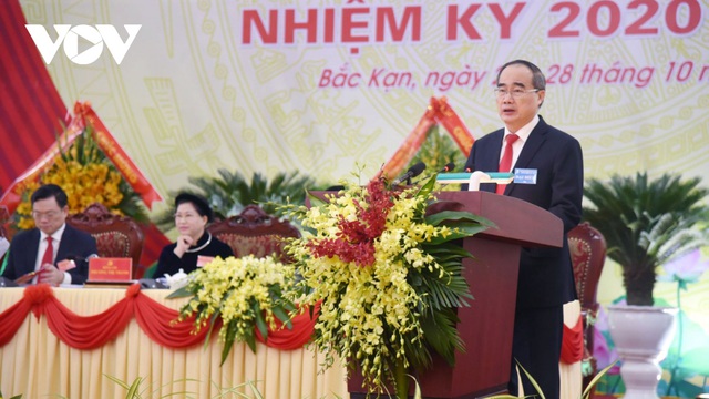 Ông Nguyễn Thiện Nhân dự Đại hội đại biểu Đảng bộ tỉnh Bắc Kạn - Ảnh 1.