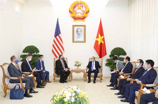 Thủ tướng Chính phủ Nguyễn Xuân Phúc tiếp Ngoại trưởng Hoa Kỳ Michael Pompeo - Ảnh 1.