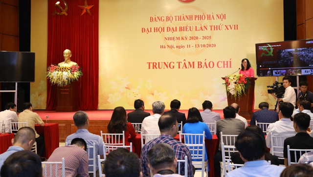 Ra mắt Trung tâm báo chí Đại hội lần thứ XVII Đảng bộ thành phố Hà Nội - Ảnh 1.