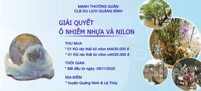 Quảng Bình: Gom túi nilon, rác thải nhựa sau lũ - Ảnh 4.