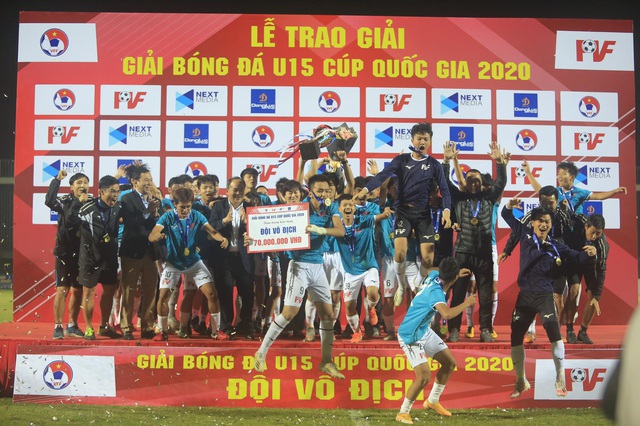 Thắng tối thiểu 1-0, U15 PVF đăng quang ngôi vô địch U15 Cup Quốc gia - Ảnh 1.