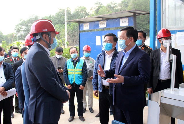 Bí thư Thành ủy Hà Nội Vương Đình Huệ kiểm tra đột xuất Khu Liên hợp xử lý rác thải Sóc Sơn - Ảnh 2.