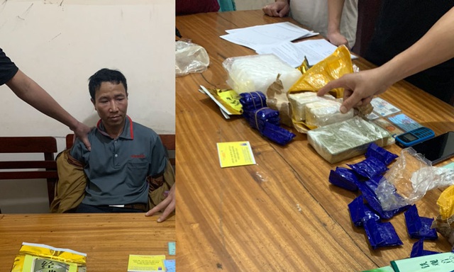 Nghệ An: CSGT tóm gọn đối tượng vận chuyển ma túy, mang 2 chai xăng để phi tang - Ảnh 2.